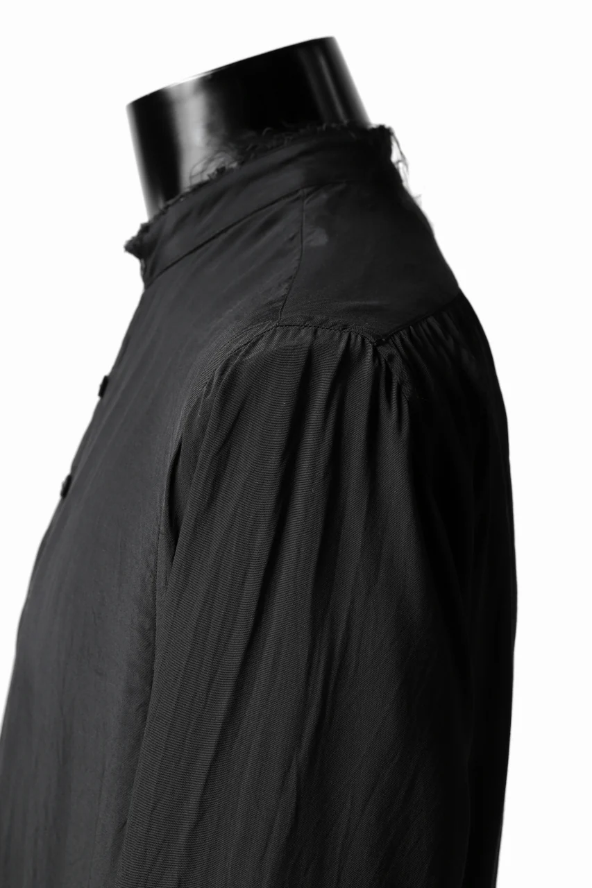 KLASICA exclusive SH-021 LONG SHIRT / FUJI ETTE (BLACK) - Image 22