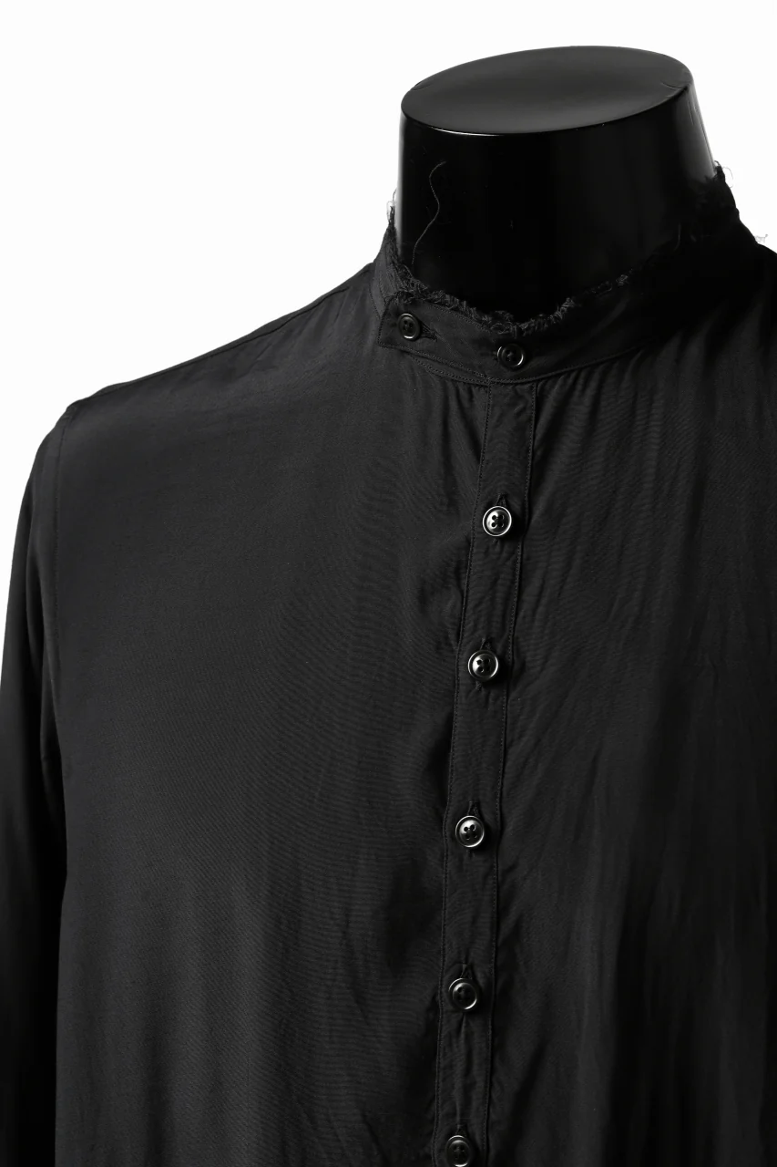 KLASICA exclusive SH-021 LONG SHIRT / FUJI ETTE (BLACK) - Image 23