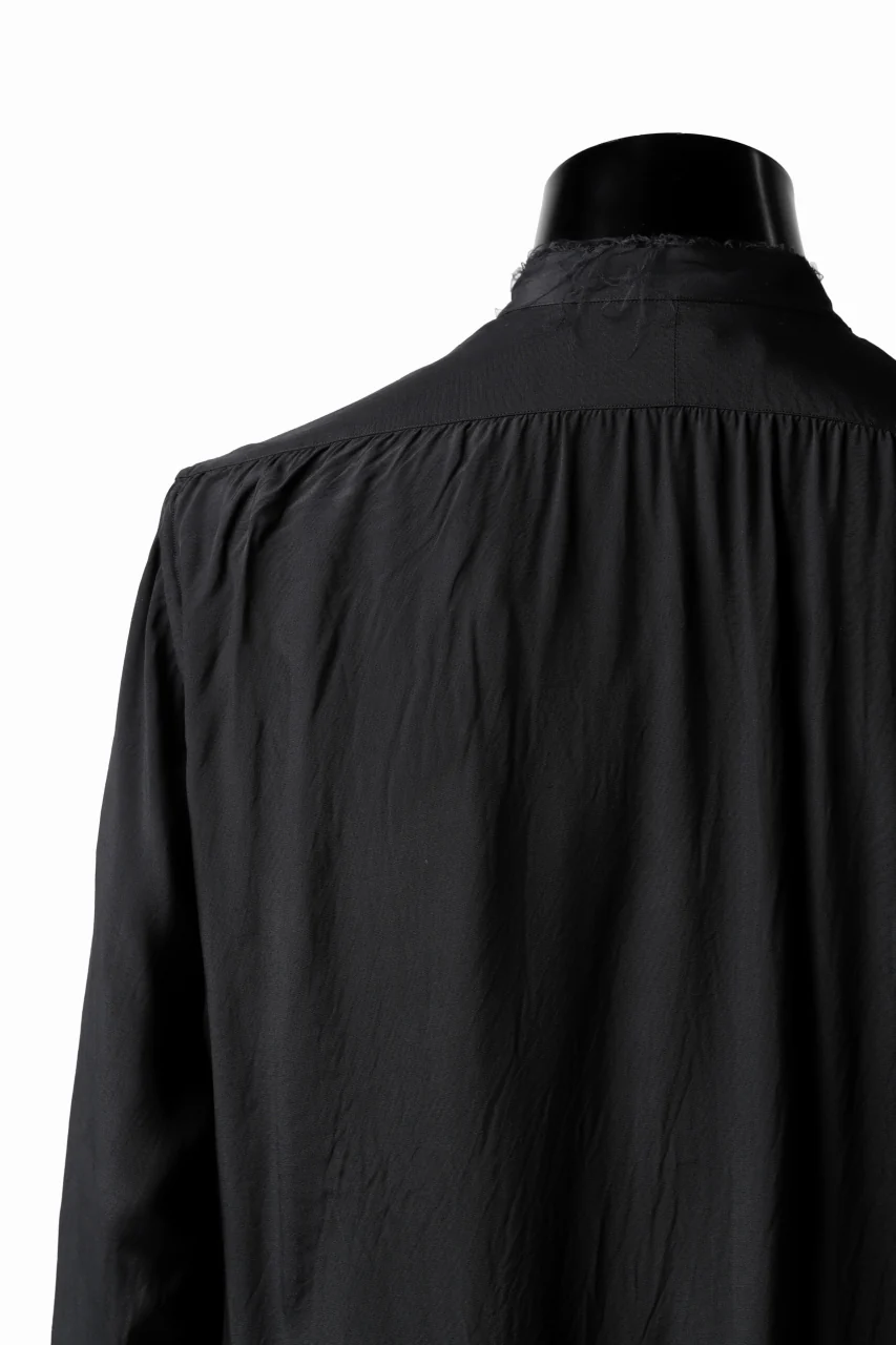 KLASICA exclusive SH-021 LONG SHIRT / FUJI ETTE (BLACK) - Image 25