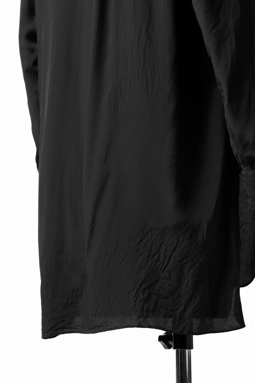 KLASICA exclusive SH-021 LONG SHIRT / FUJI ETTE (BLACK) - Image 26