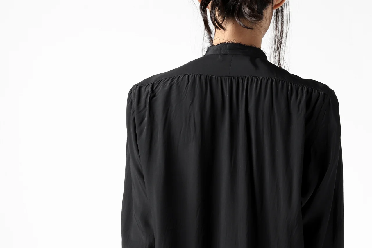 KLASICA exclusive SH-021 LONG SHIRT / FUJI ETTE (BLACK) - Image 30