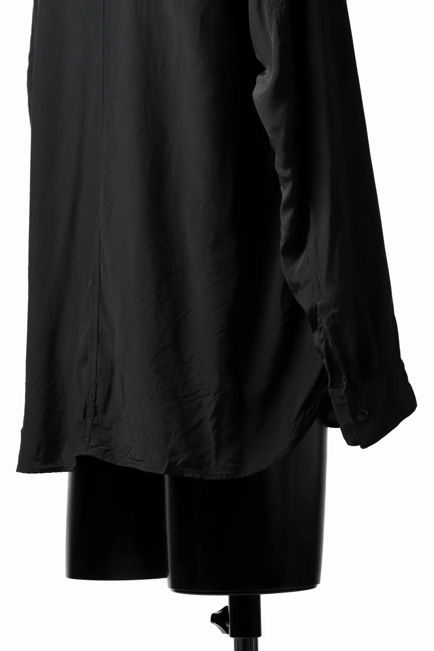 KLASICA exclusive SH-035 POCKET SHIRT / FUJI ETTE (BLACK) - Image 29