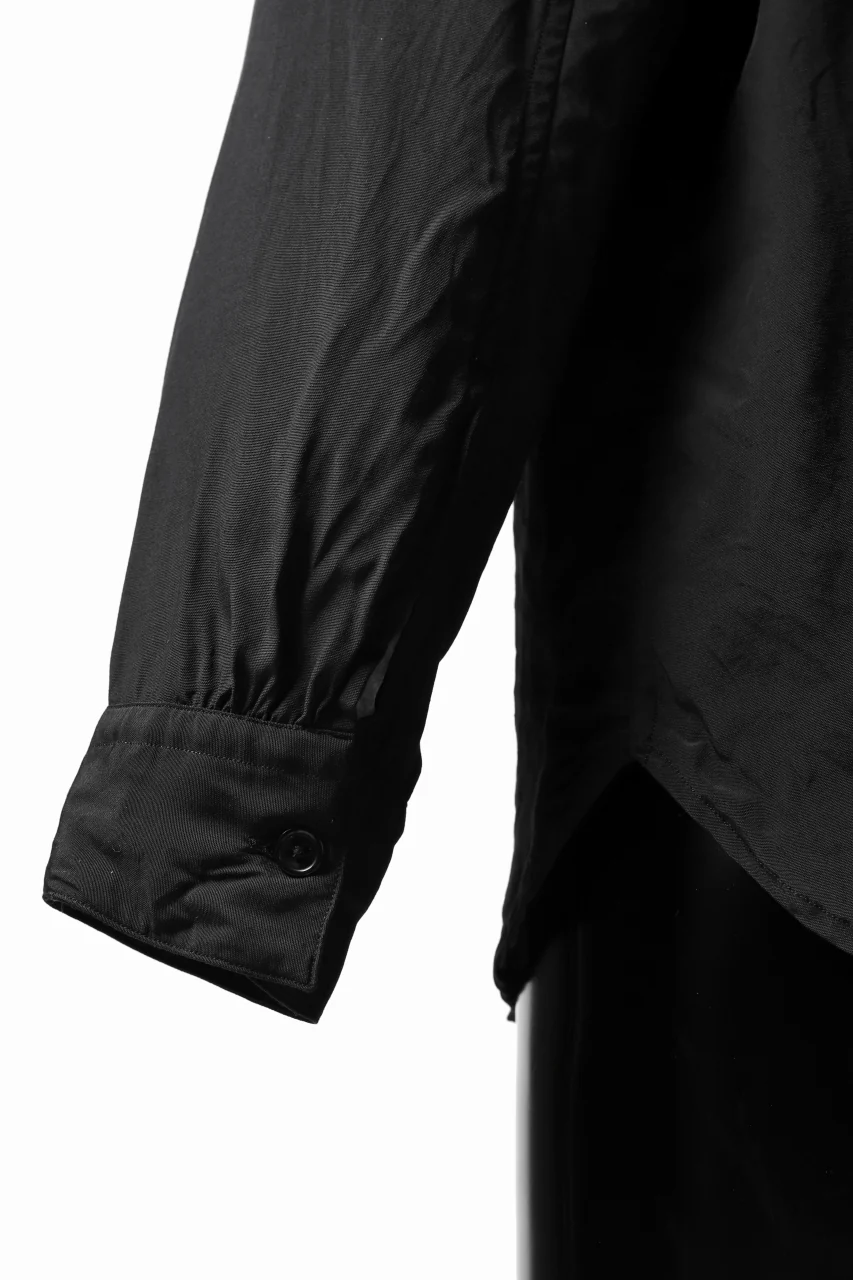 KLASICA exclusive SH-035 POCKET SHIRT / FUJI ETTE (BLACK) - Image 30