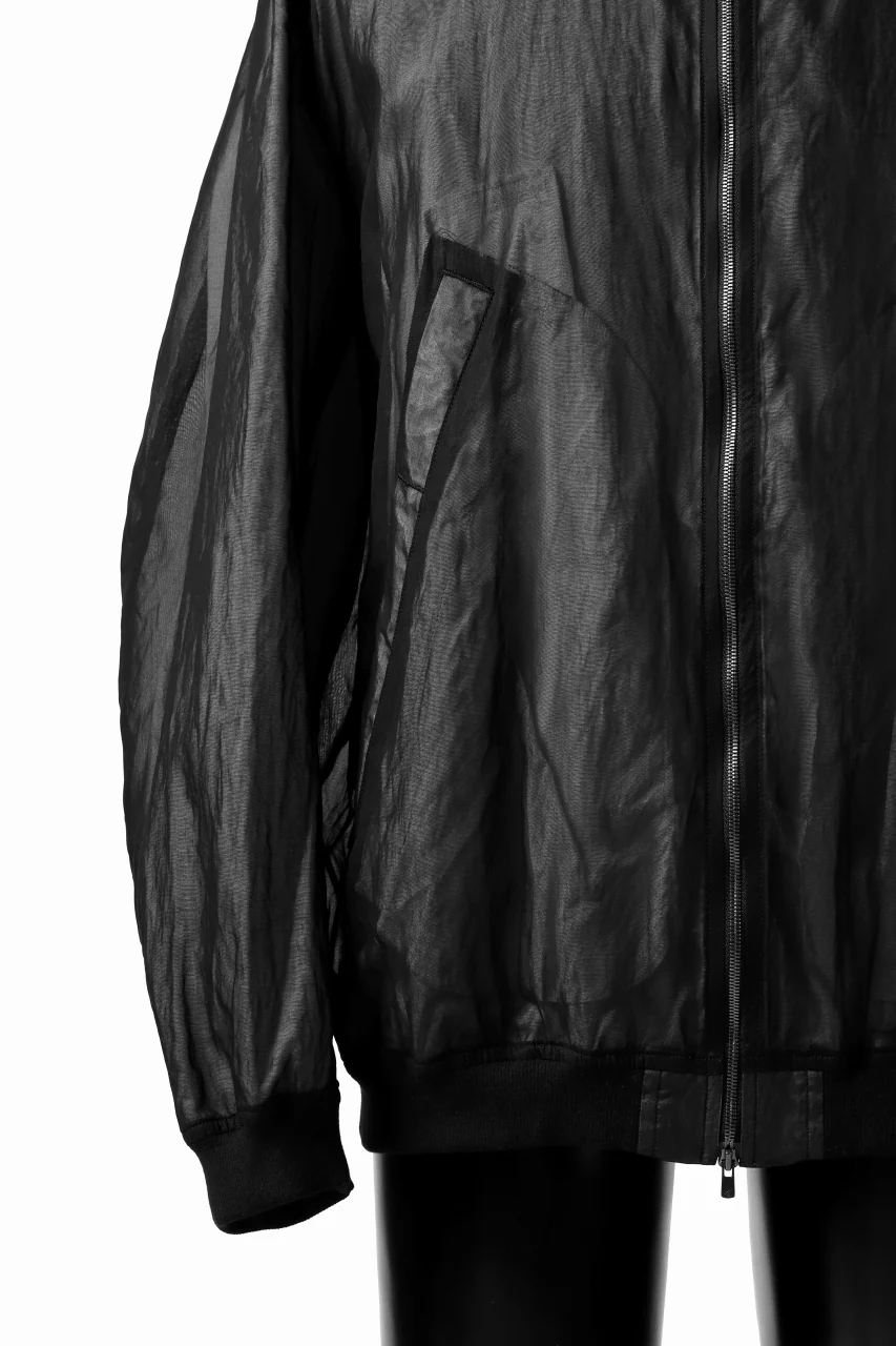 KLASICA FLIGHT PC-1 JACKET / TRANSLUCENT ORGANDY (BLACK) - Image 33