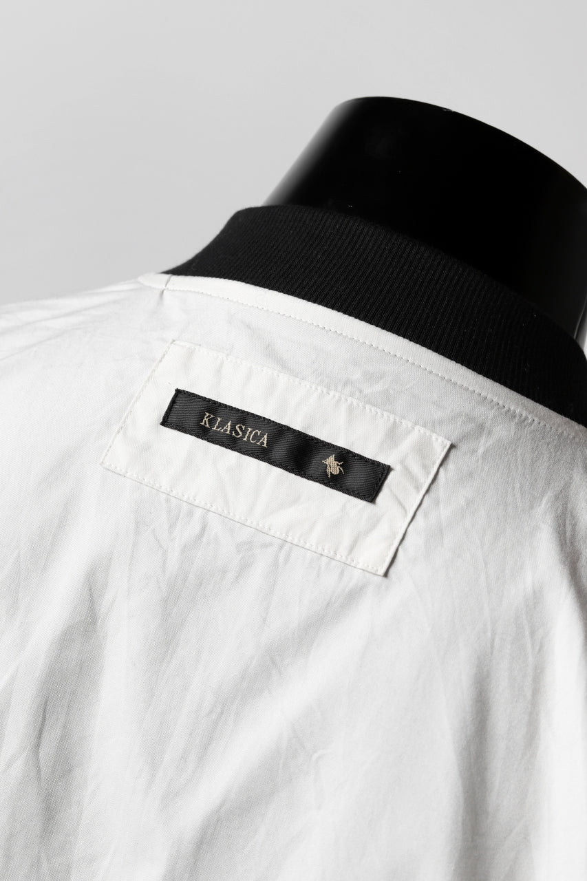 KLASICA FLIGHT PC-1 JACKET / TRANSLUCENT ORGANDY (BLACK) - Image 43