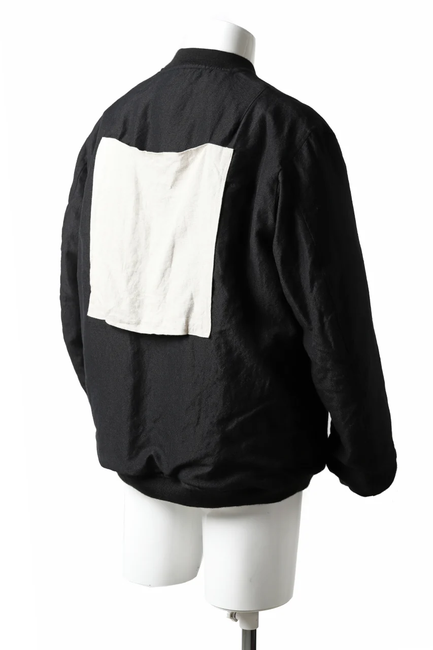 KLASICA FLPC-1 FLIGHT JACKET with BONDED LINING / SERGE WOOL&RAMIE (IRON) - Image 20