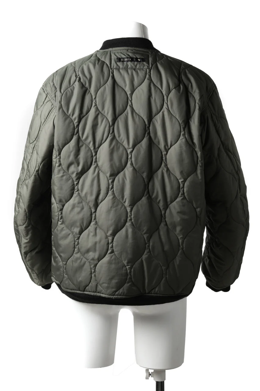 KLASICA FLPC-1 FLIGHT JACKET with BONDED LINING / SERGE WOOL&RAMIE (IRON) - Image 32