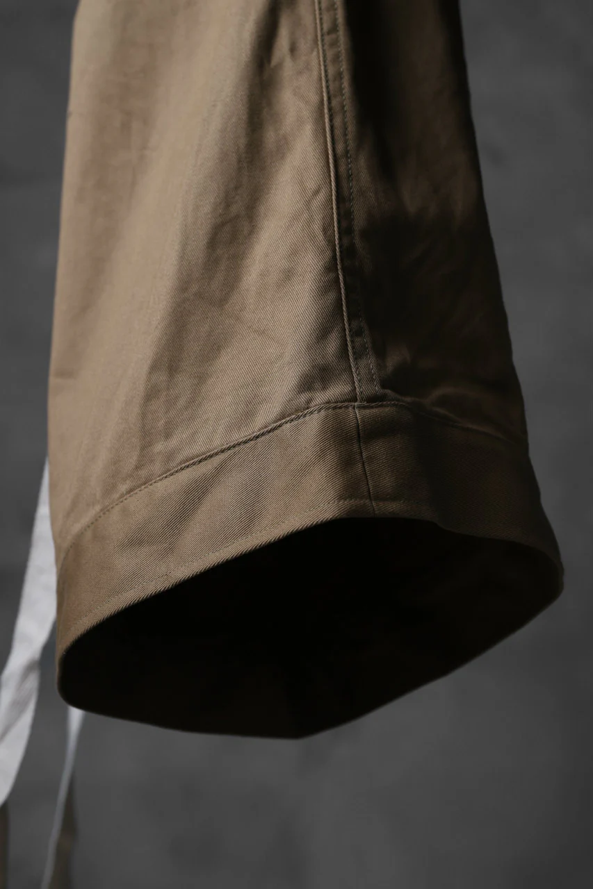 KLASICA GERALD-cc LOW CROTCH SHORTS / DRY CHINO CLOTH (BEIGE) - Image 20
