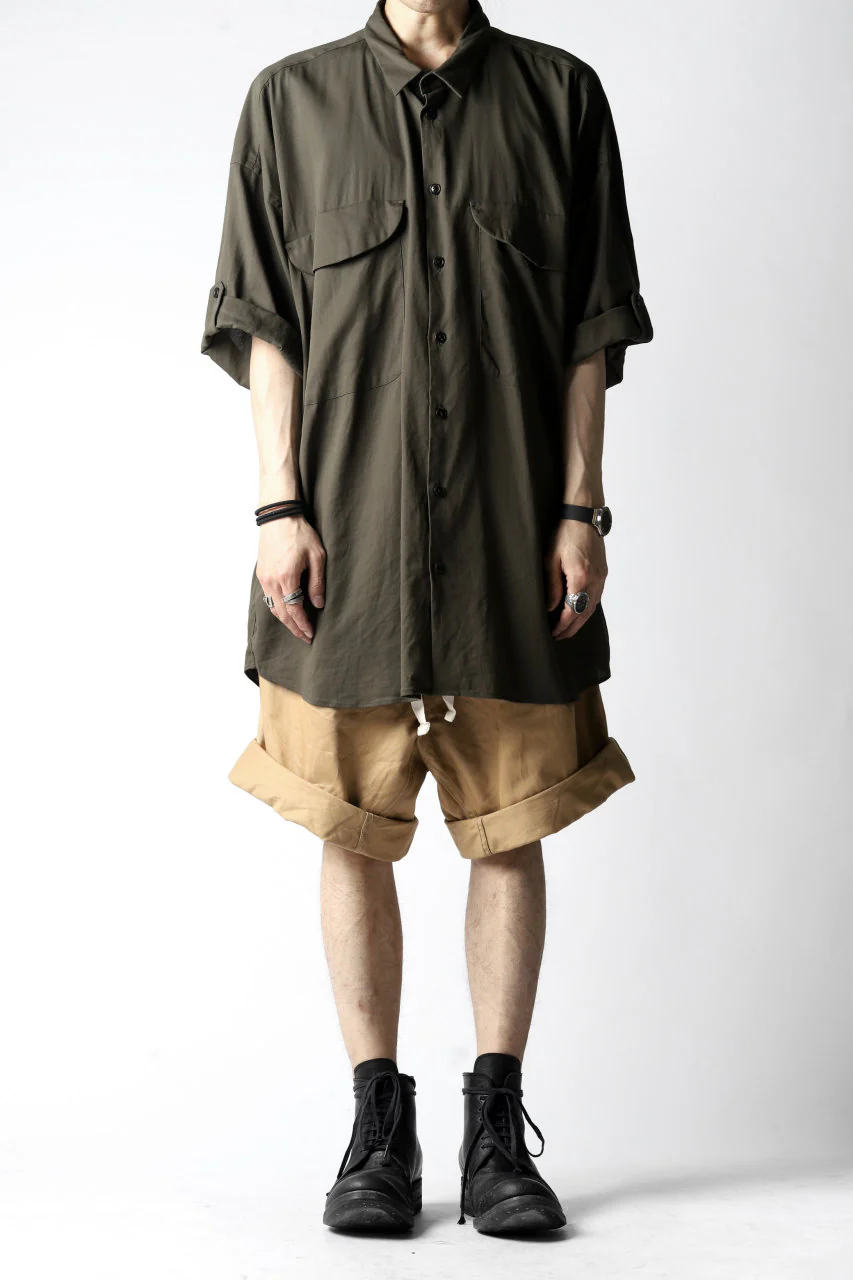 KLASICA GERALD-cc LOW CROTCH SHORTS / DRY CHINO CLOTH (BEIGE) - Image 31