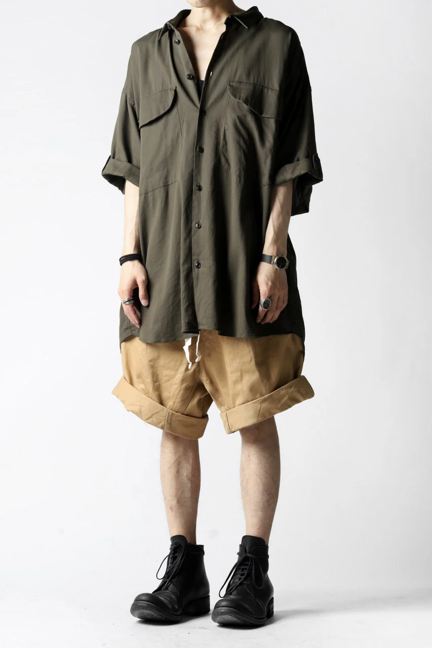 KLASICA GERALD-cc LOW CROTCH SHORTS / DRY CHINO CLOTH (BEIGE) - Image 33