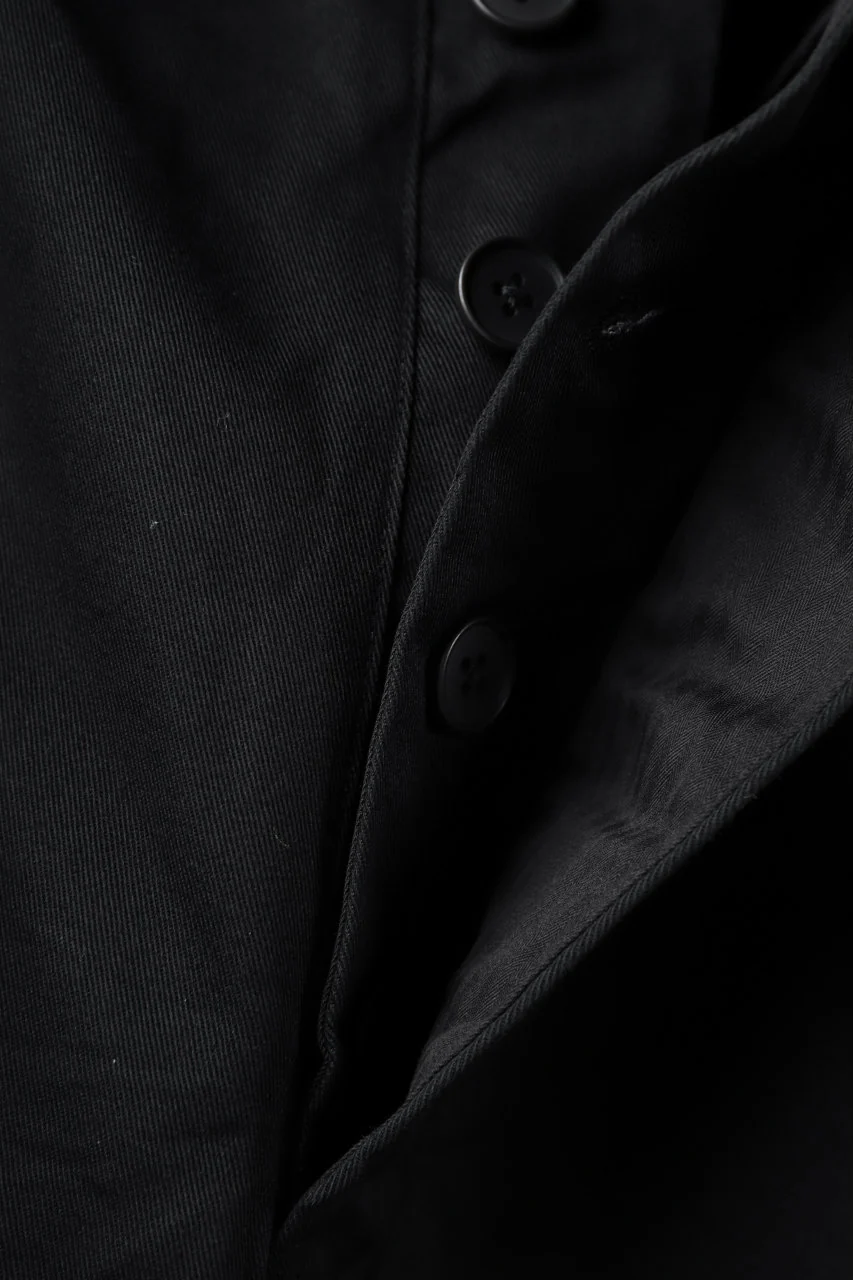 KLASICA GERALD-cc LOW CROTCH SHORTS / DRY CHINO CLOTH (BLACK) - Image 11