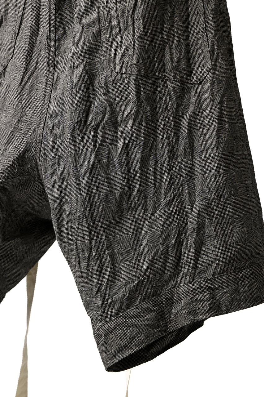 KLASICA GERALD LOW CROTCH SHORT TROUSERS / ORIGINAL PONGEE NEP (GLEN CHECK) - Image 14