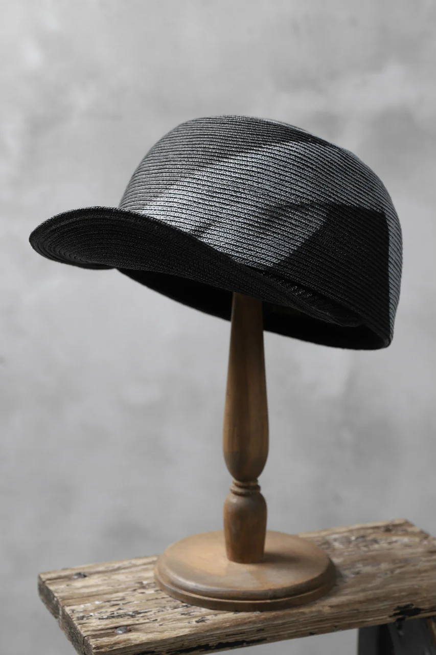 KLASICA HAND PAINTED CAP / LIMITED HAND PAINT (BLACK x WHITE) - Image 3