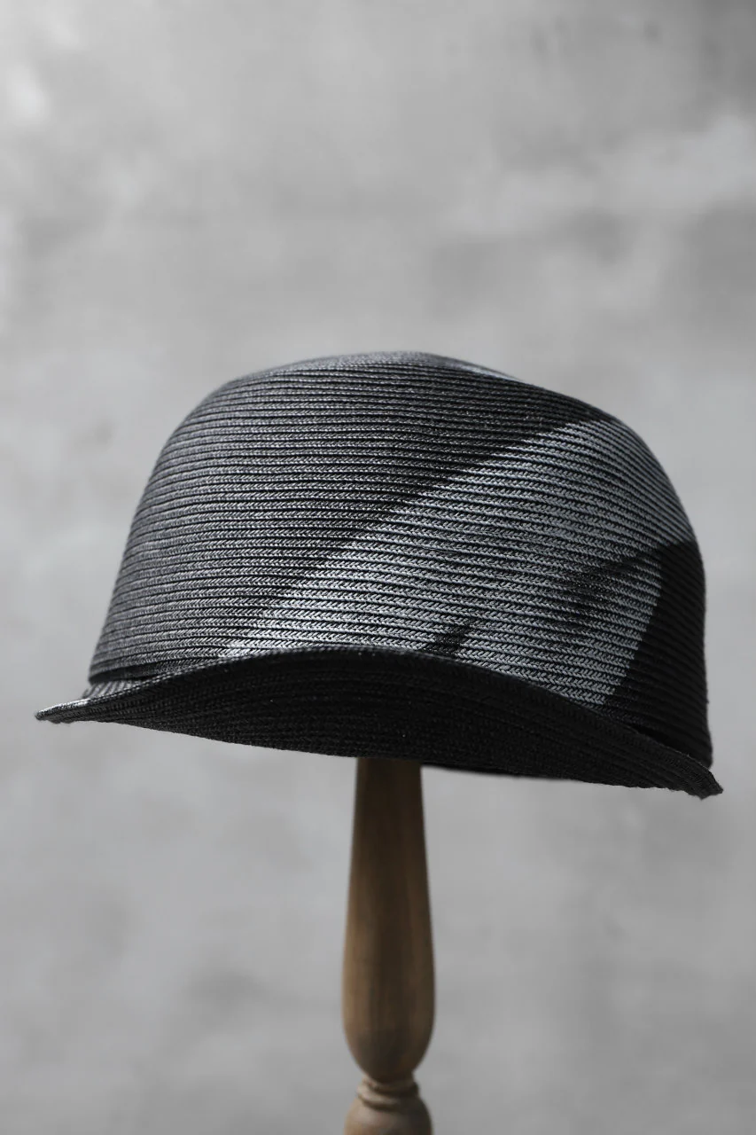 KLASICA HAND PAINTED CAP / LIMITED HAND PAINT (BLACK x WHITE) - Image 7