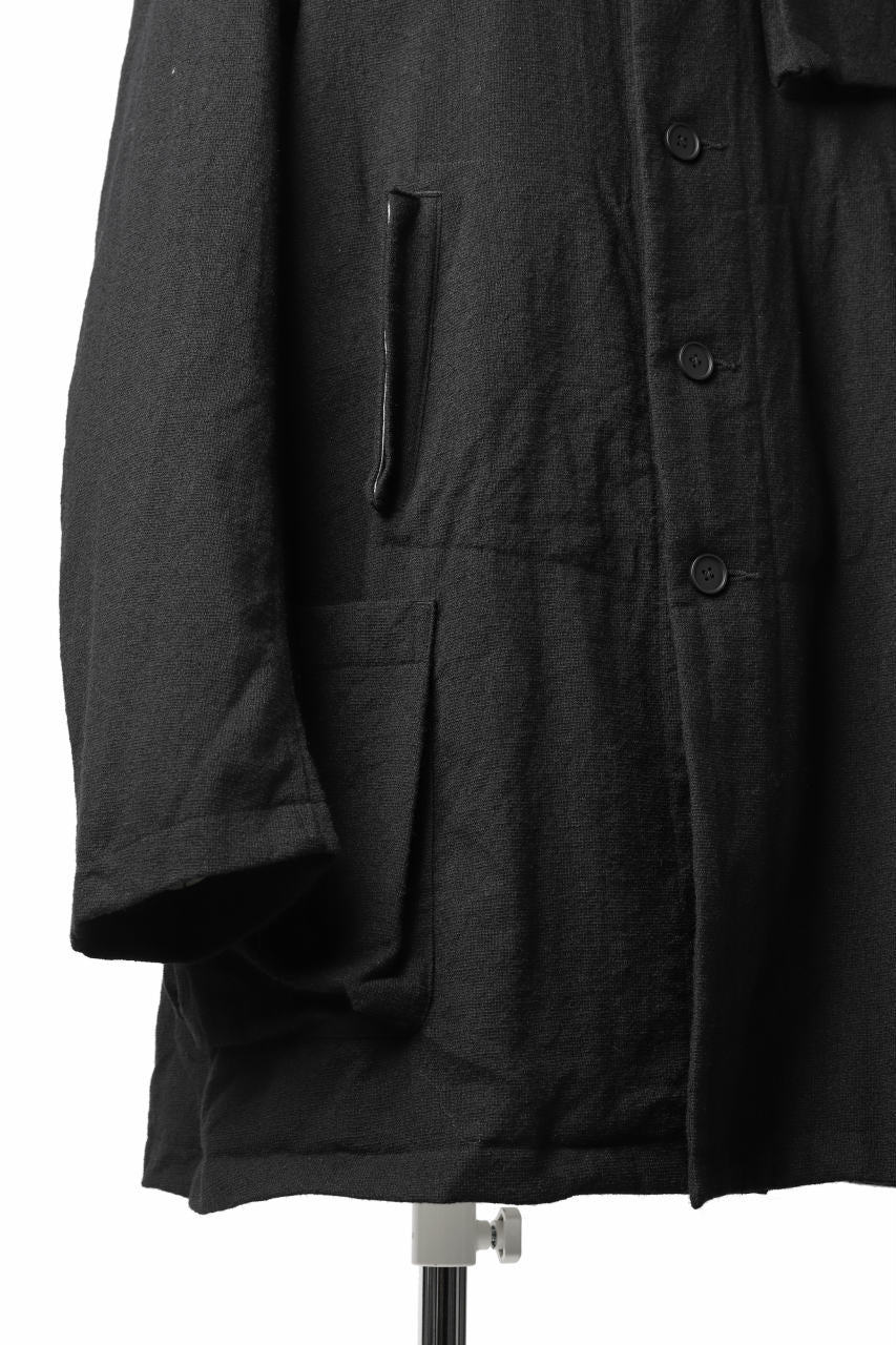 KLASICA KISTE-TWEED SHORT COAT / OFF TWEED WOOL (BLACK) - Image 23