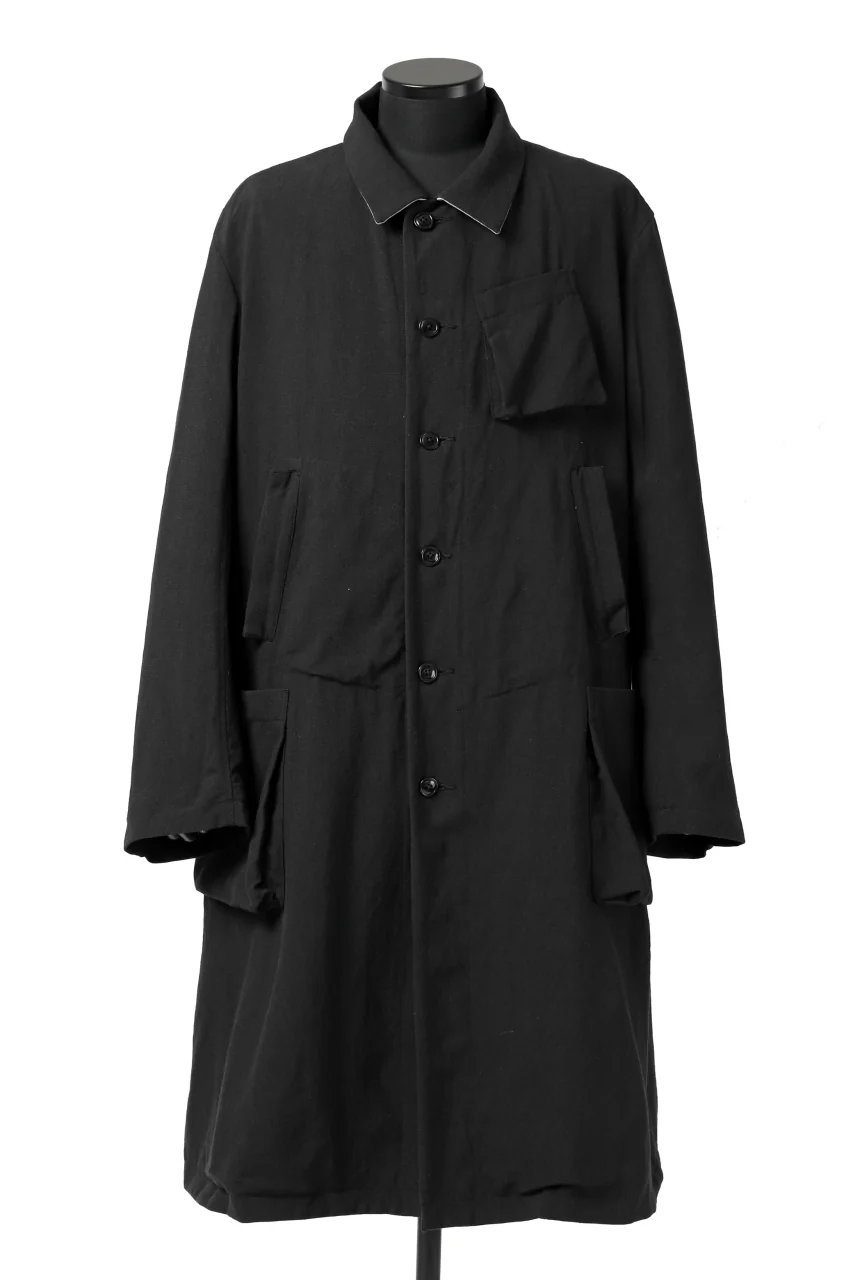 KLASICA KISTEL WORK COAT / MONOTONE HOUND TOOTH (BLACK)