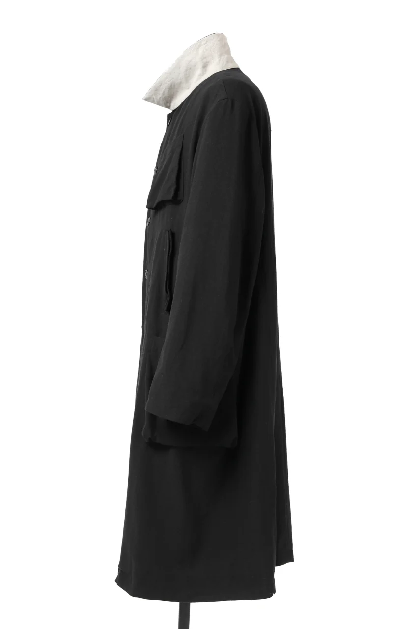 KLASICA KISTEL WORK COAT / MONOTONE HOUND TOOTH (BLACK) - Image 20