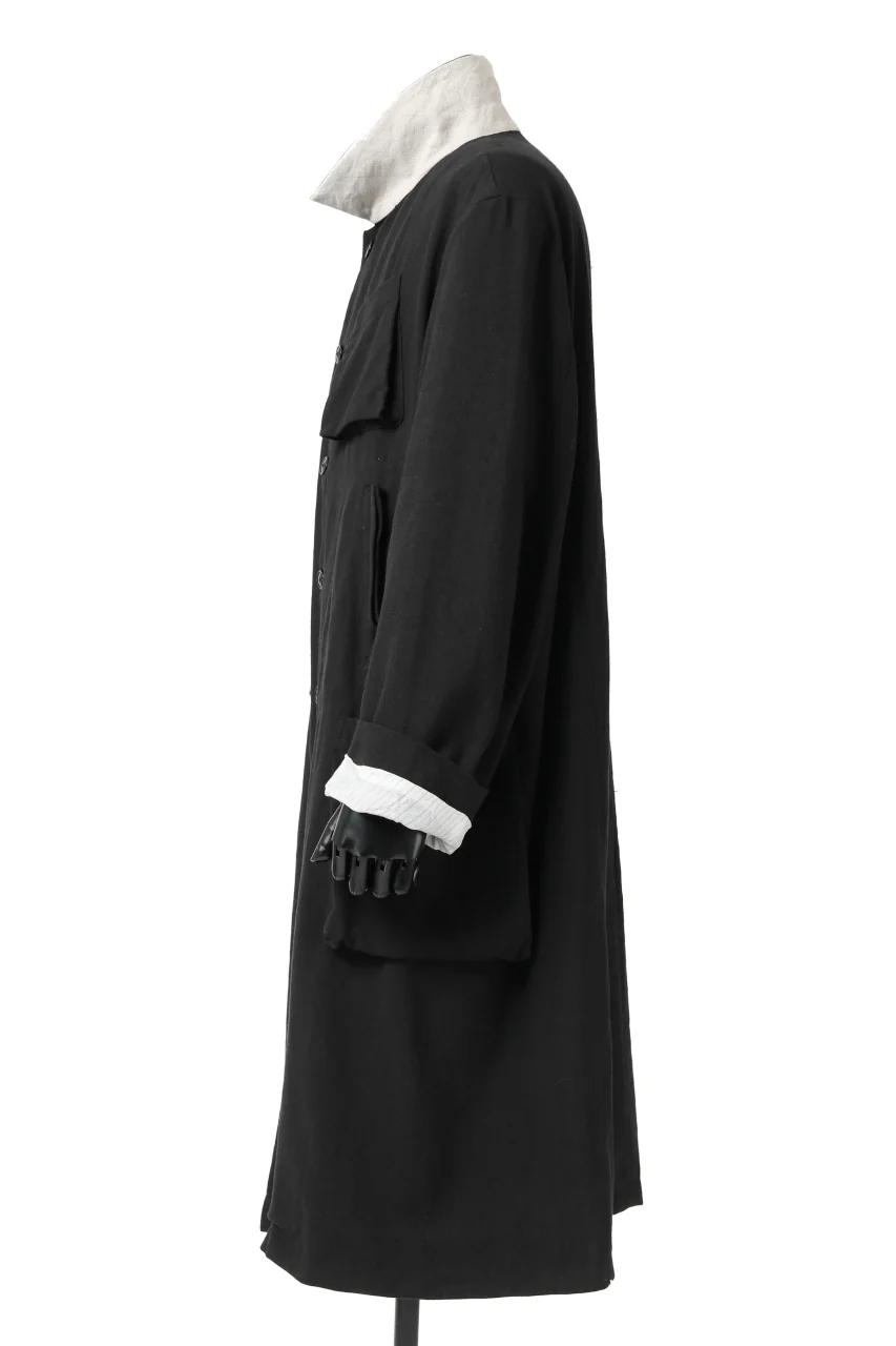 KLASICA KISTEL WORK COAT / MONOTONE HOUND TOOTH (BLACK) - Image 21