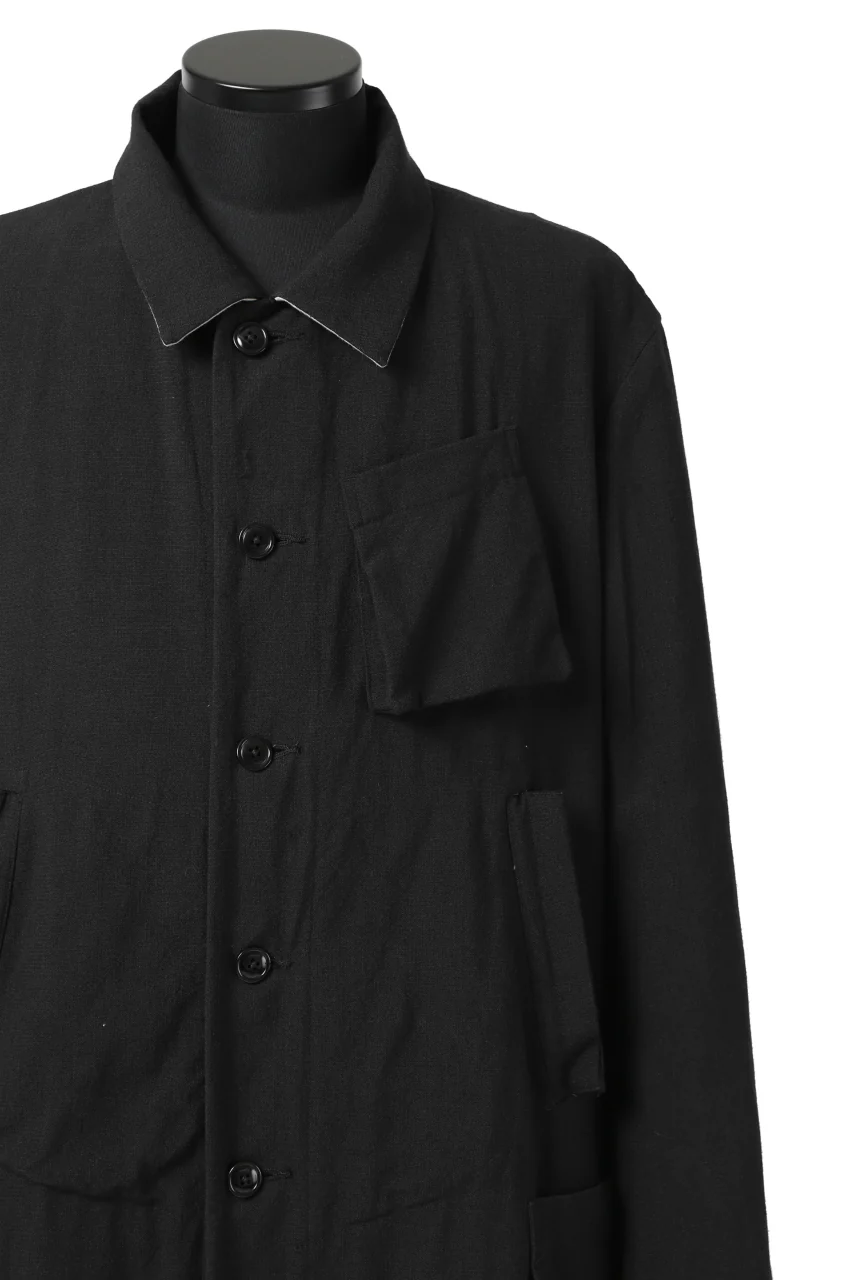 KLASICA KISTEL WORK COAT / MONOTONE HOUND TOOTH (BLACK) - Image 24
