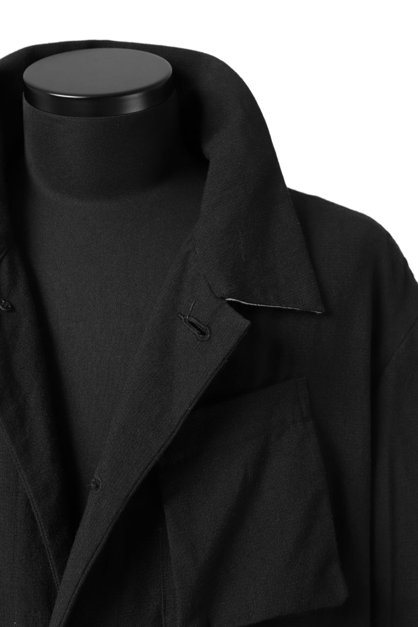 KLASICA KISTEL WORK COAT / MONOTONE HOUND TOOTH (BLACK) - Image 37