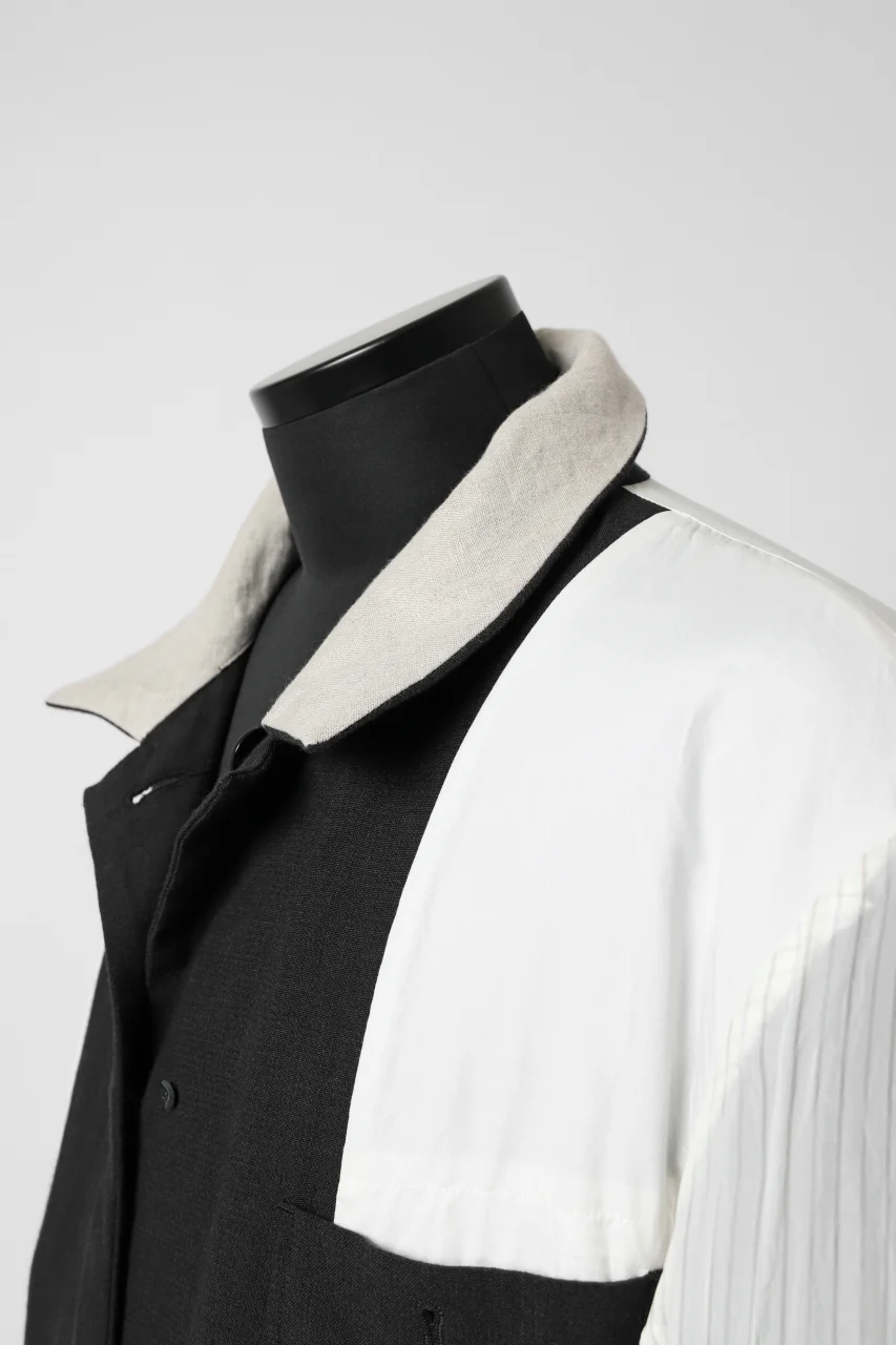 KLASICA KISTEL WORK COAT / MONOTONE HOUND TOOTH (BLACK) - Image 46