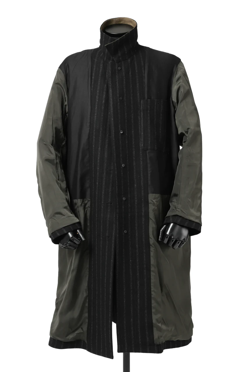 KLASICA KISTEL WORK COAT / WOOL FLANNEL (VINTAGE STRIPE) - Image 60