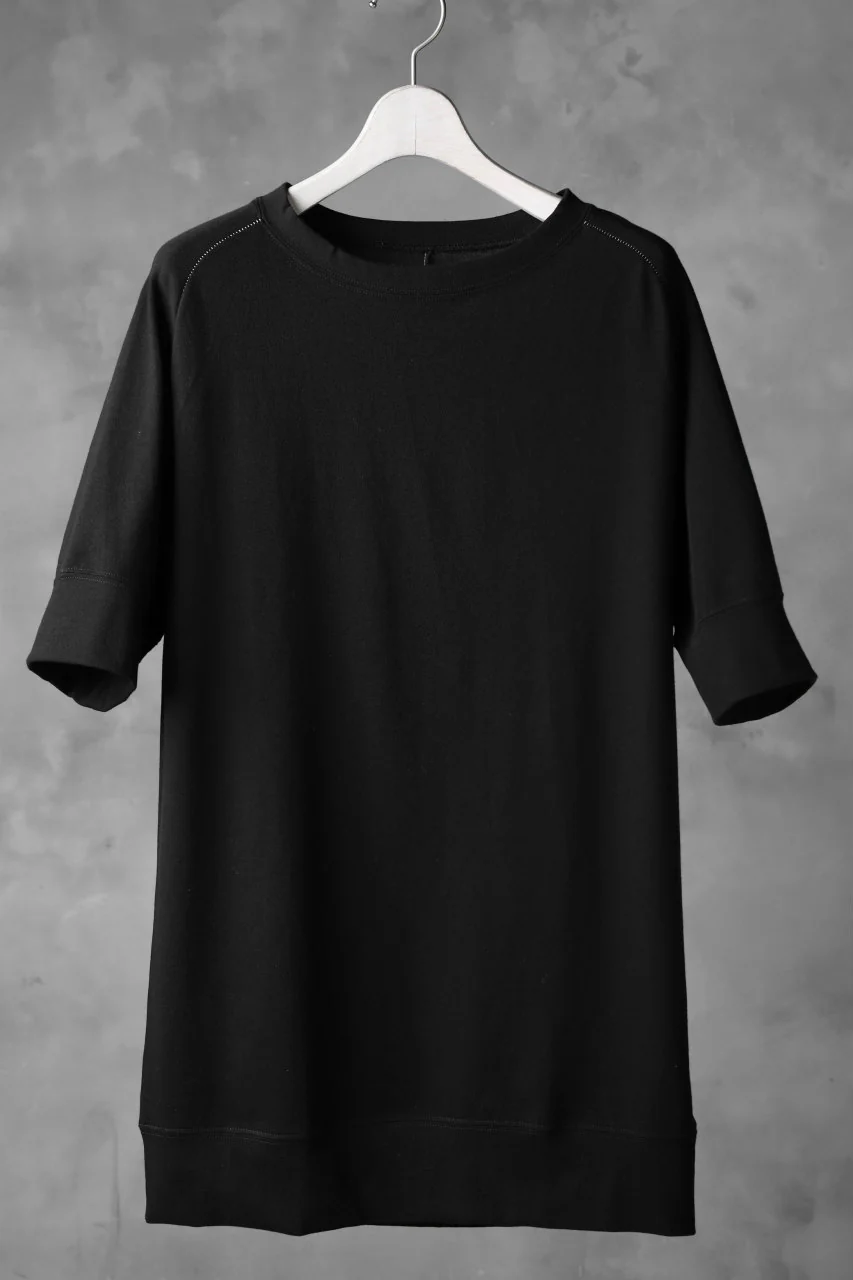 KLASICA LEWIN CLASSIC H/S CUT & SEWN / DRY TWILL JERSEY (BLACK)