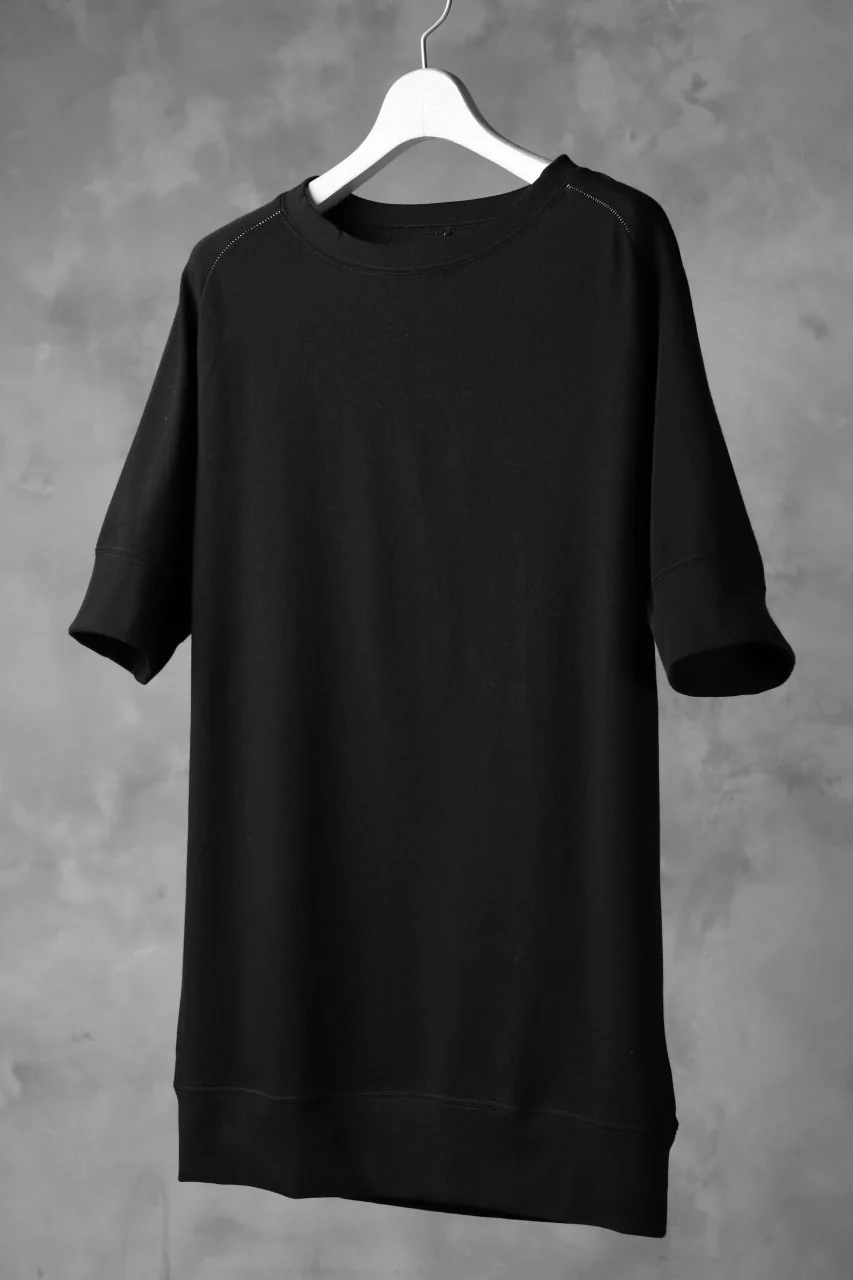 KLASICA LEWIN CLASSIC H/S CUT & SEWN / DRY TWILL JERSEY (BLACK) - Image 2
