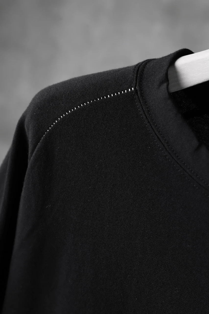 KLASICA LEWIN CLASSIC H/S CUT & SEWN / DRY TWILL JERSEY (BLACK) - Image 5