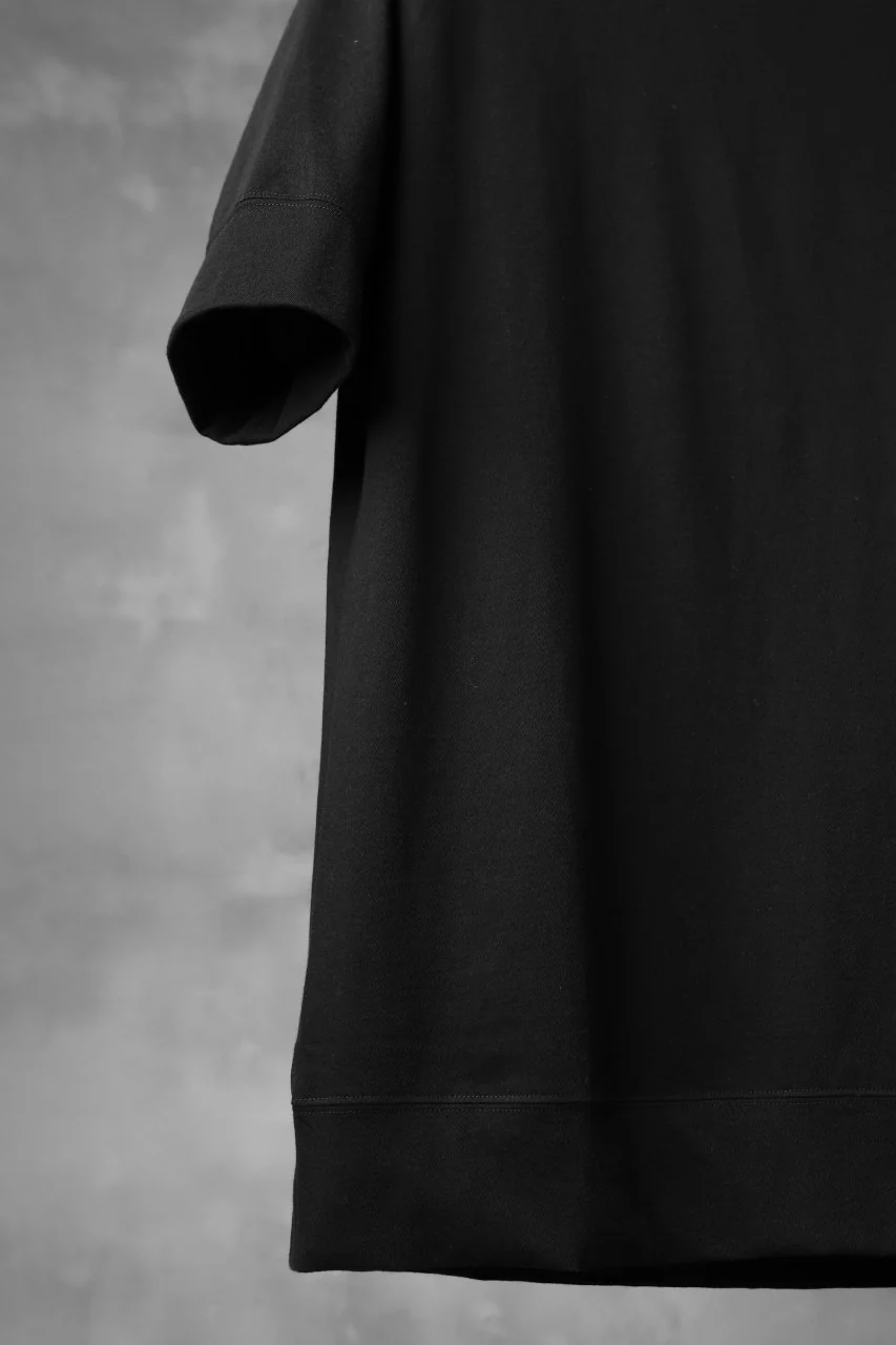 KLASICA LEWIN CLASSIC H/S CUT & SEWN / DRY TWILL JERSEY (BLACK) - Image 6