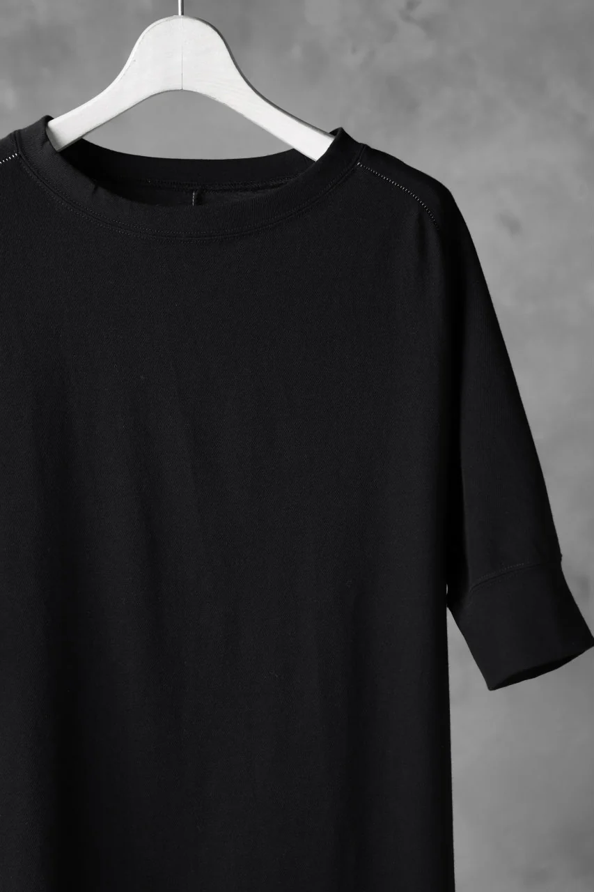 KLASICA LEWIN CLASSIC H/S CUT & SEWN / DRY TWILL JERSEY (BLACK) - Image 8
