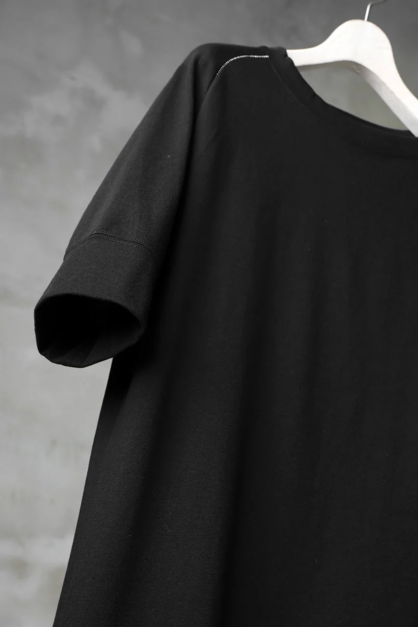 KLASICA LEWIN CLASSIC H/S CUT & SEWN / DRY TWILL JERSEY (BLACK) - Image 9