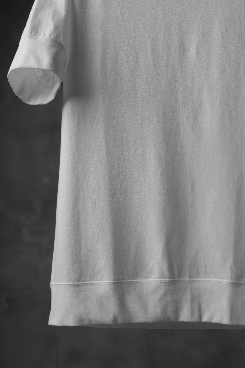 KLASICA LEWIN CLASSIC H/S CUT & SEWN / DRY TWILL JERSEY (WHITE) - Image 5