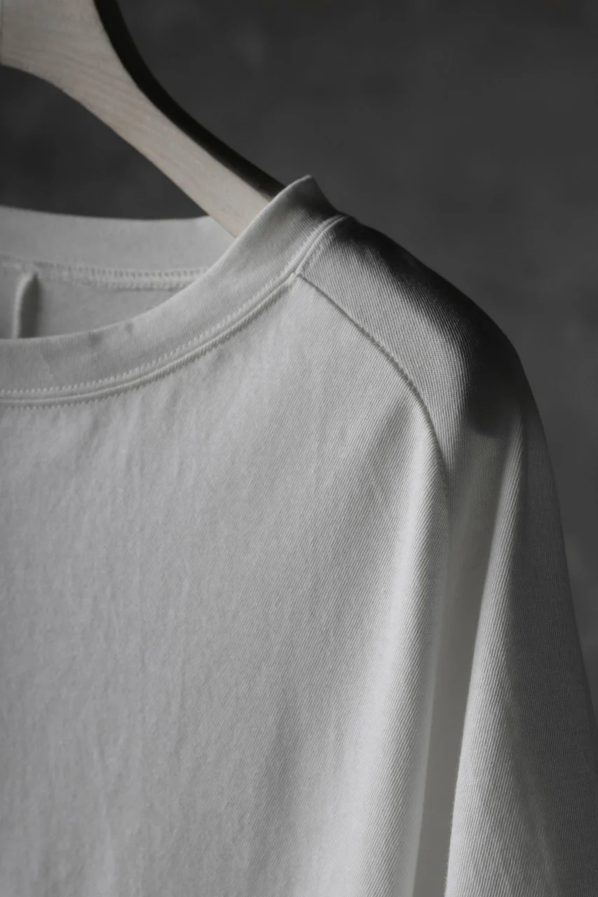 KLASICA LEWIN CLASSIC H/S CUT & SEWN / DRY TWILL JERSEY (WHITE) - Image 6