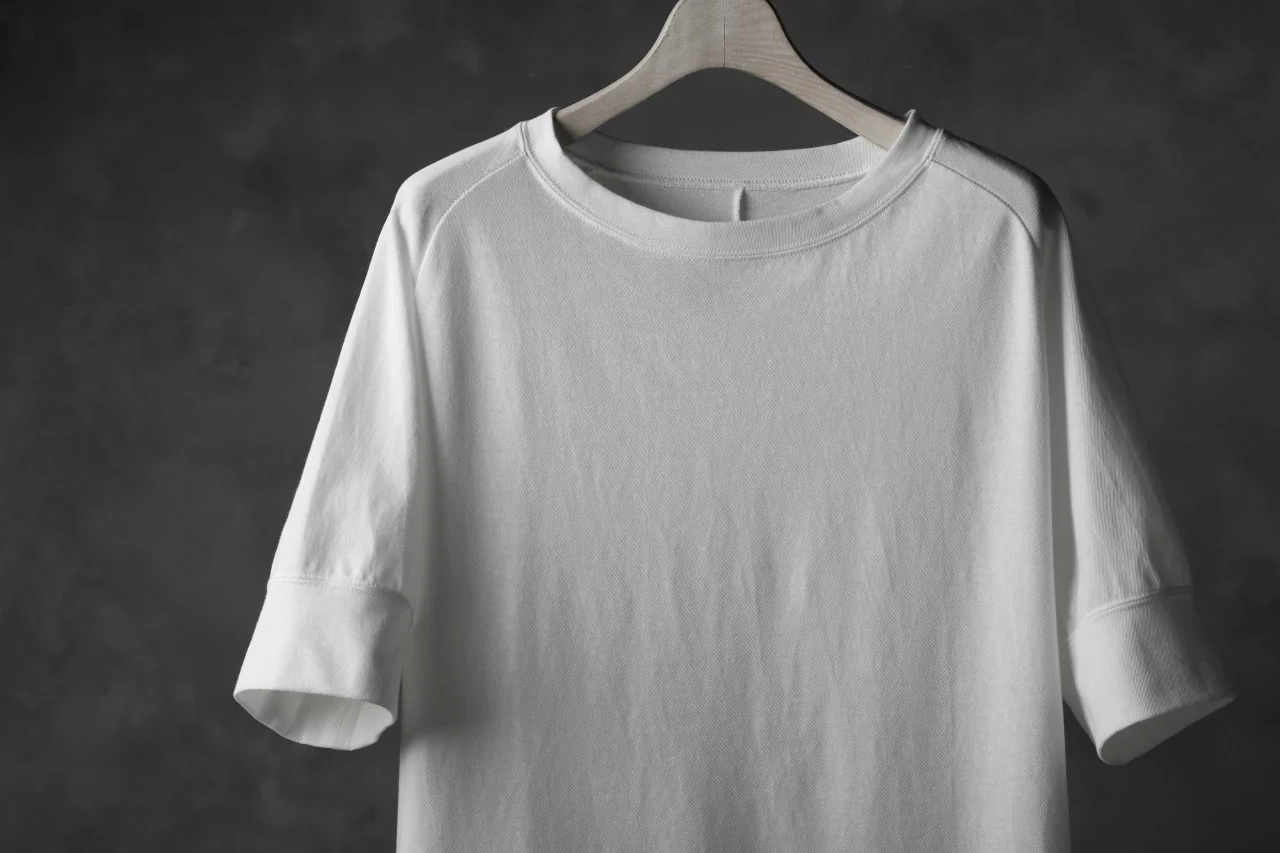 KLASICA LEWIN CLASSIC H/S CUT & SEWN / DRY TWILL JERSEY (WHITE) - Image 9