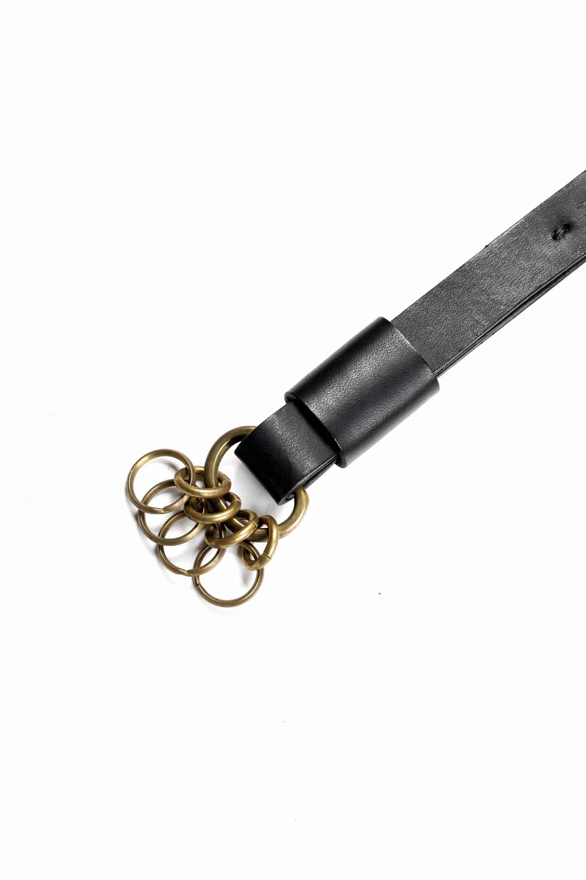 KLASICA LONG ROOM KEY RING HOLDER / TEMPESTI OILED (BLACK) - Image 3