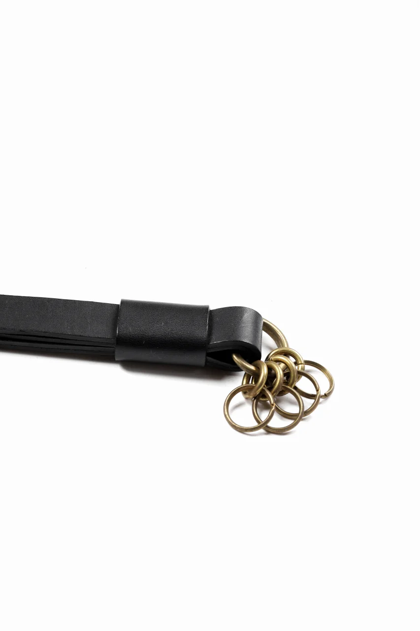KLASICA LONG ROOM KEY RING HOLDER / TEMPESTI OILED (BLACK) - Image 4