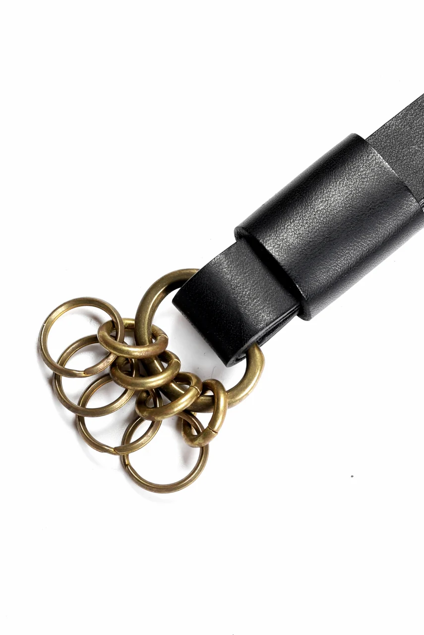 KLASICA LONG ROOM KEY RING HOLDER / TEMPESTI OILED (BLACK) - Image 7