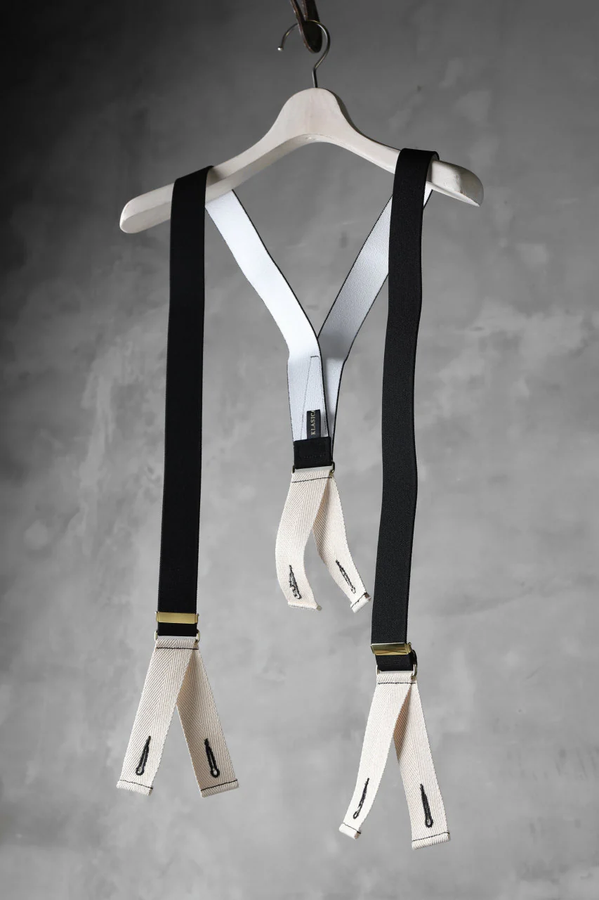 KLASICA SUS UK MARINE SUSPENDER / BELGIUM GEVAERT© RUBBER (BLACK) - Image 2