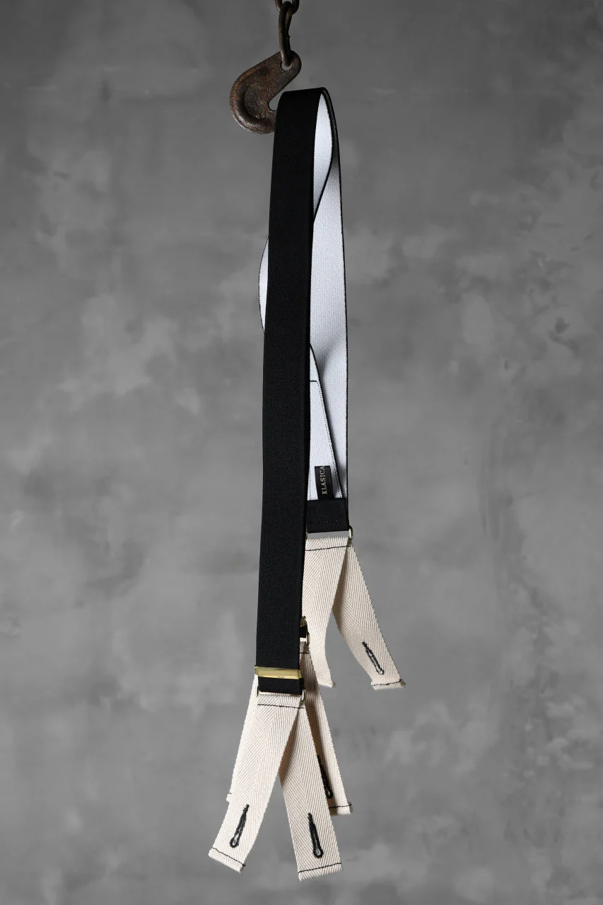 KLASICA SUS UK MARINE SUSPENDER / BELGIUM GEVAERT© RUBBER (BLACK) - Image 4
