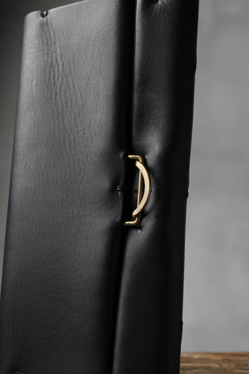 KLASICA LONG WALLET / TEMPESTI OILED COW BENDS LEATHER (BLACK) - Image 10