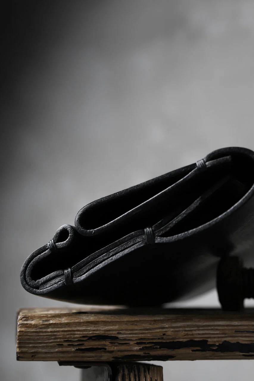 KLASICA LONG WALLET / TEMPESTI OILED COW BENDS LEATHER (BLACK) - Image 12