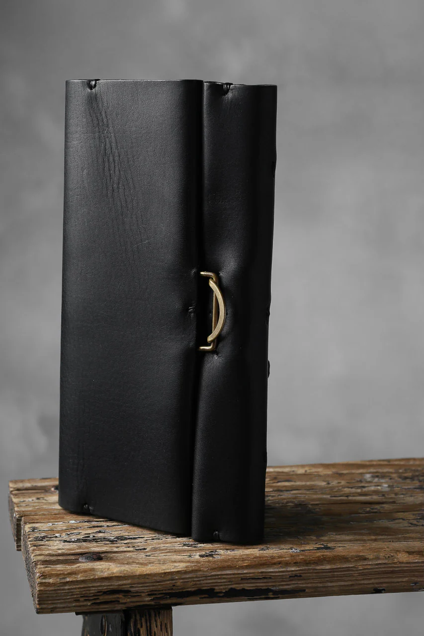 KLASICA LONG WALLET / TEMPESTI OILED COW BENDS LEATHER (BLACK) - Image 7