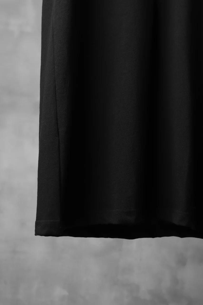 KLASICA LUNG CAP SLEEVE LONG  CUT & SEWN / DRY TWILL JERSEY (BLACK) - Image 9