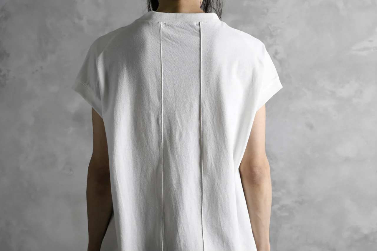 KLASICA LUNG CAP SLEEVE LONG  CUT & SEWN / DRY TWILL JERSEY (WHITE) - Image 18