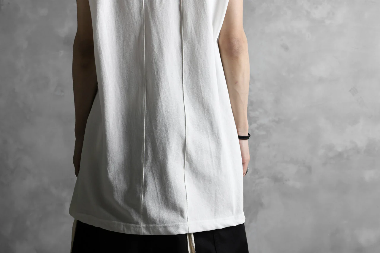 KLASICA LUNG CAP SLEEVE LONG  CUT & SEWN / DRY TWILL JERSEY (WHITE) - Image 19