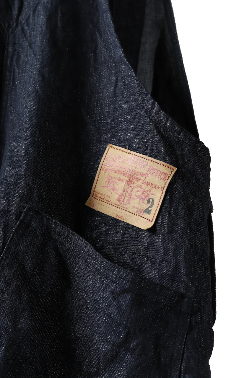 KLASICA MB OVERALL / DEEP DYED LINEN DENIM (NAVY) - Image 23