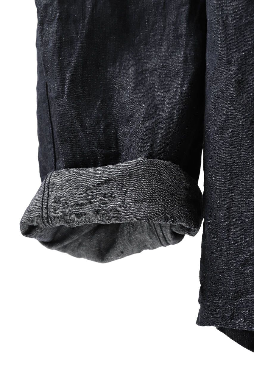 KLASICA MB OVERALL / DEEP DYED LINEN DENIM (NAVY) - Image 24