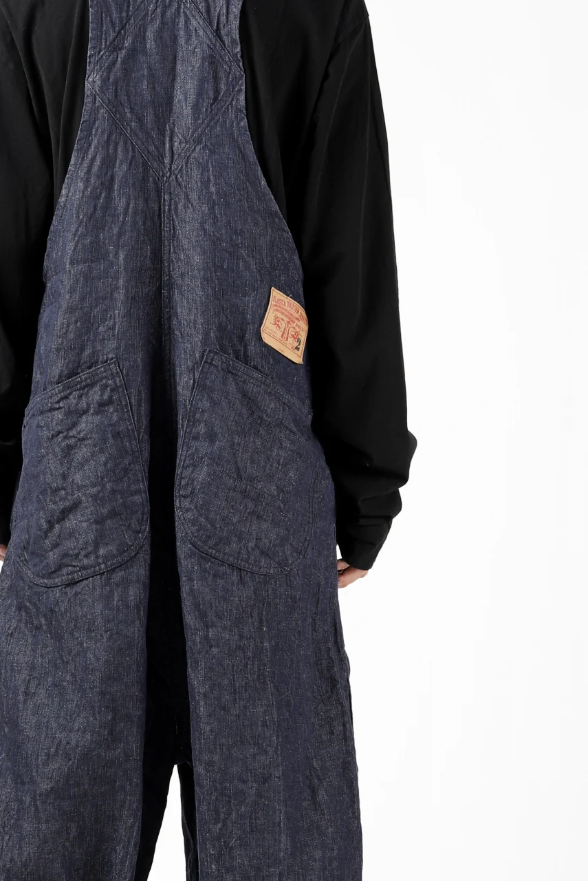 KLASICA MB OVERALL / DEEP DYED LINEN DENIM (NAVY) - Image 32
