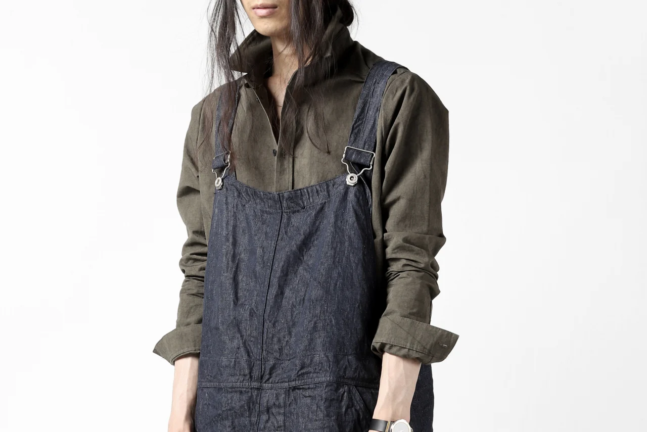 KLASICA MB OVERALL / DEEP DYED LINEN DENIM (NAVY) - Image 34